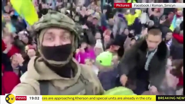 Ukraine War: Jubilation as Ukrainian troops move into Kherson || WORLD TIMES NEWS