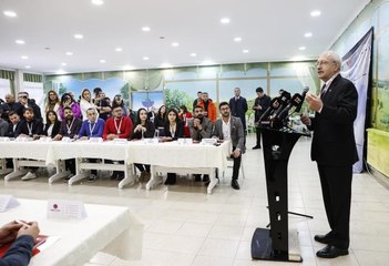 CHP Genel Başkanı Kılıçdaroğlu, Parti Okulu 50. Gençlik Kampı'nda konuştu