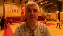 Interview maritima: Christophe Viudes après la victoire de Martigues Sport Basket contre Carmaux