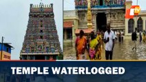 Watch How Devotees At Abirami Temple Wade Through Knee-Deep Water