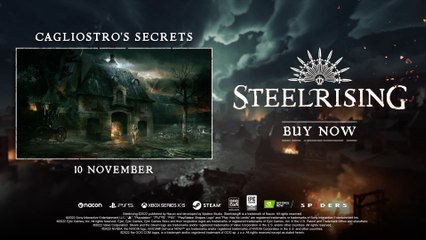 Steelrising Official Cagliostro's Secrets DLC Trailer