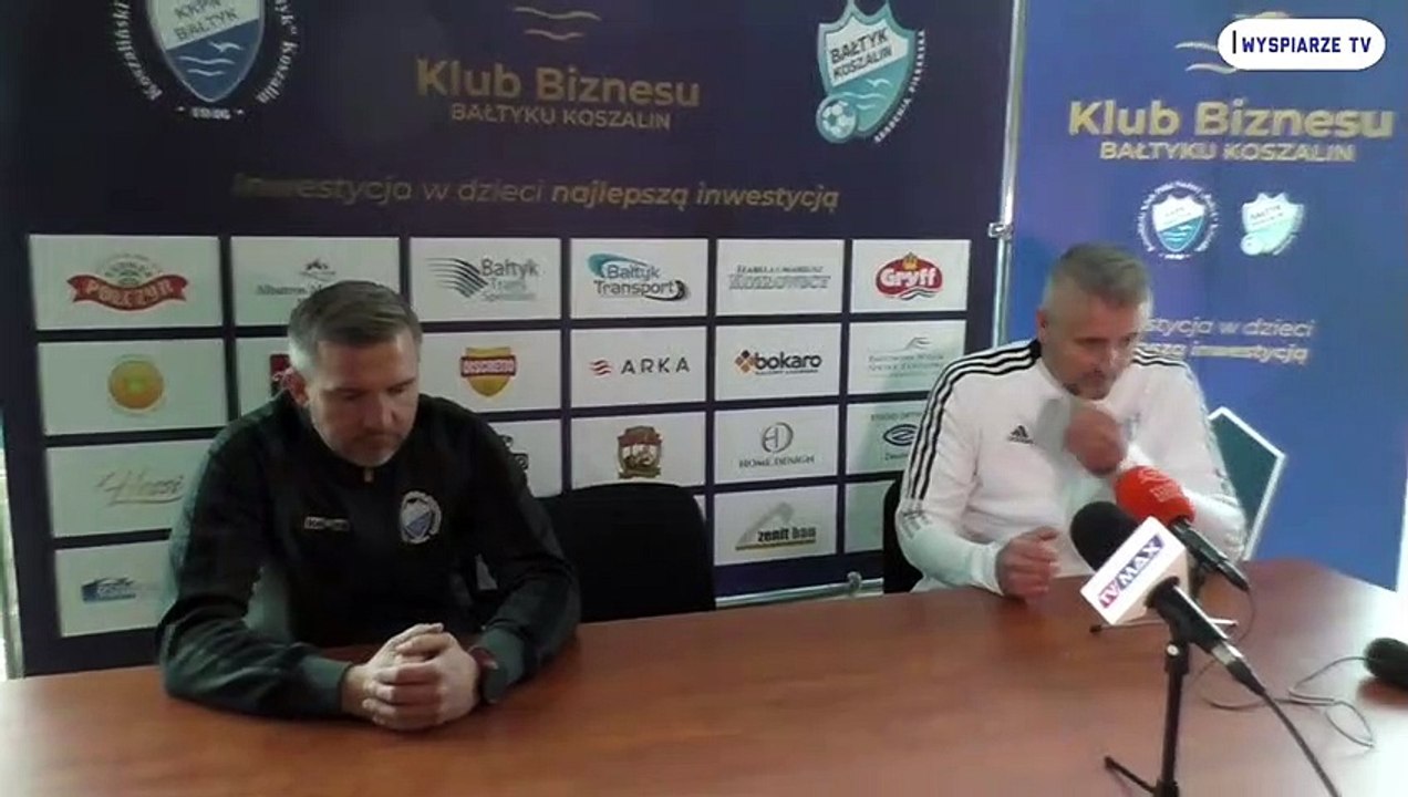 Bałtyk Koszalin - Flota Świnoujście  Konferencja po meczu