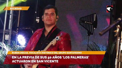 En la previa de sus 50 años 'Los Palmeras' actuaron en San Vicente