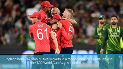 Скачать видео: Breaking News - England win T20 World Cup