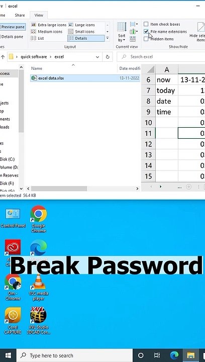 Break Password  | MS Excel for advance users | Learn computer in Hindi