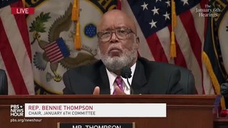 WATCH- Trump 'must be accountable' for efforts to overturn election, Thompson says