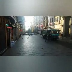 Taksim İstiklal Caddesi'nde patlamadan sonra ilk görüntüler