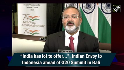 'India has lot to offer…', Indian Envoy to Indonesia ahead of G20 Summit in Bali