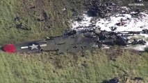 مقتل ستة أشخاص في اصطدام طائرتين عسكريتين تاريخيتين من الحرب العالمية الثانية بولاية تكساس
