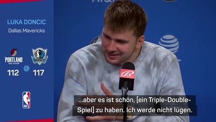 Doncic: "Es ist schön, ich werde nicht lügen"