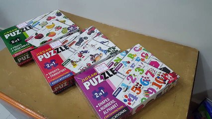 Unboxing and review of funstroke jigsaw puzzle 2in1