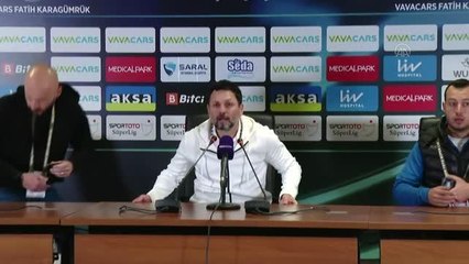 Fatih Karagümrük-Gaziantep FK maçının ardından - Gaziantep FK Teknik Direktörü Bulut
