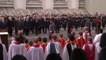 Remembrance Sunday: Politicians and veterans sing national anthem at the Cenotaph