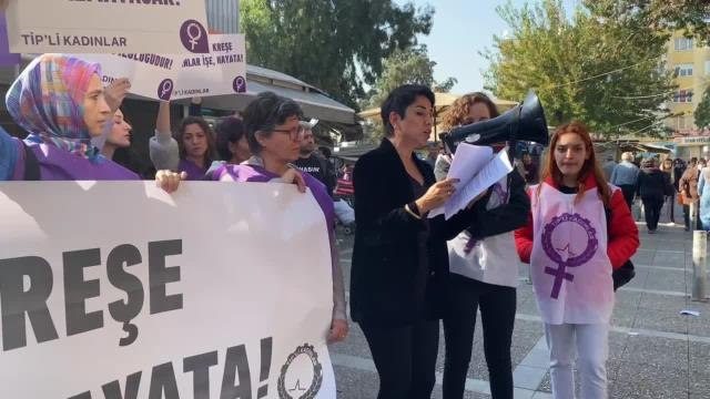 İzmir'de Tip'li Kadınlardan 'Kreş' Eylemi: Çocuklar Kreşe, Kadınlar İşe