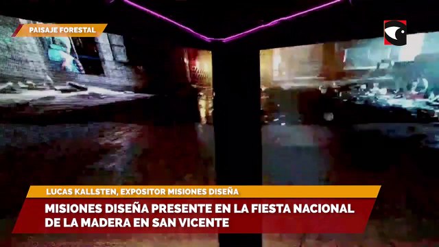 Misiones diseña presente en la fiesta nacional de la madera en San Vicente.