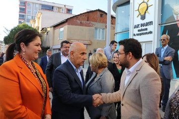 Tarım ve Orman Bakanı Kirişci, AK Parti Edirne İl Başkanlığı'nı ziyaret etti