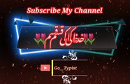 Mi us si muskora kar milta ho | Pashto poetry | pashto black screen status | go__typist.