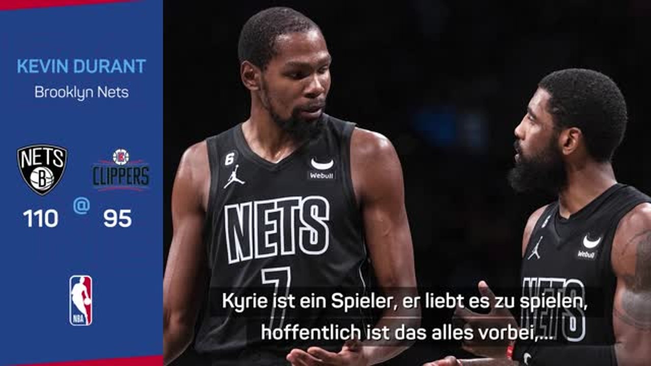 Durant will kyrie zurück auf dem spielfeld sehen