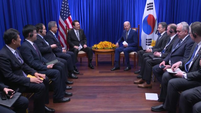 한미 정상회담 개최... 북핵에 압도적 힘으로 대응 / YTN