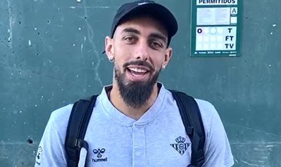 Borja Iglesias participó en la difusión en la campaña en favor de ANDEX