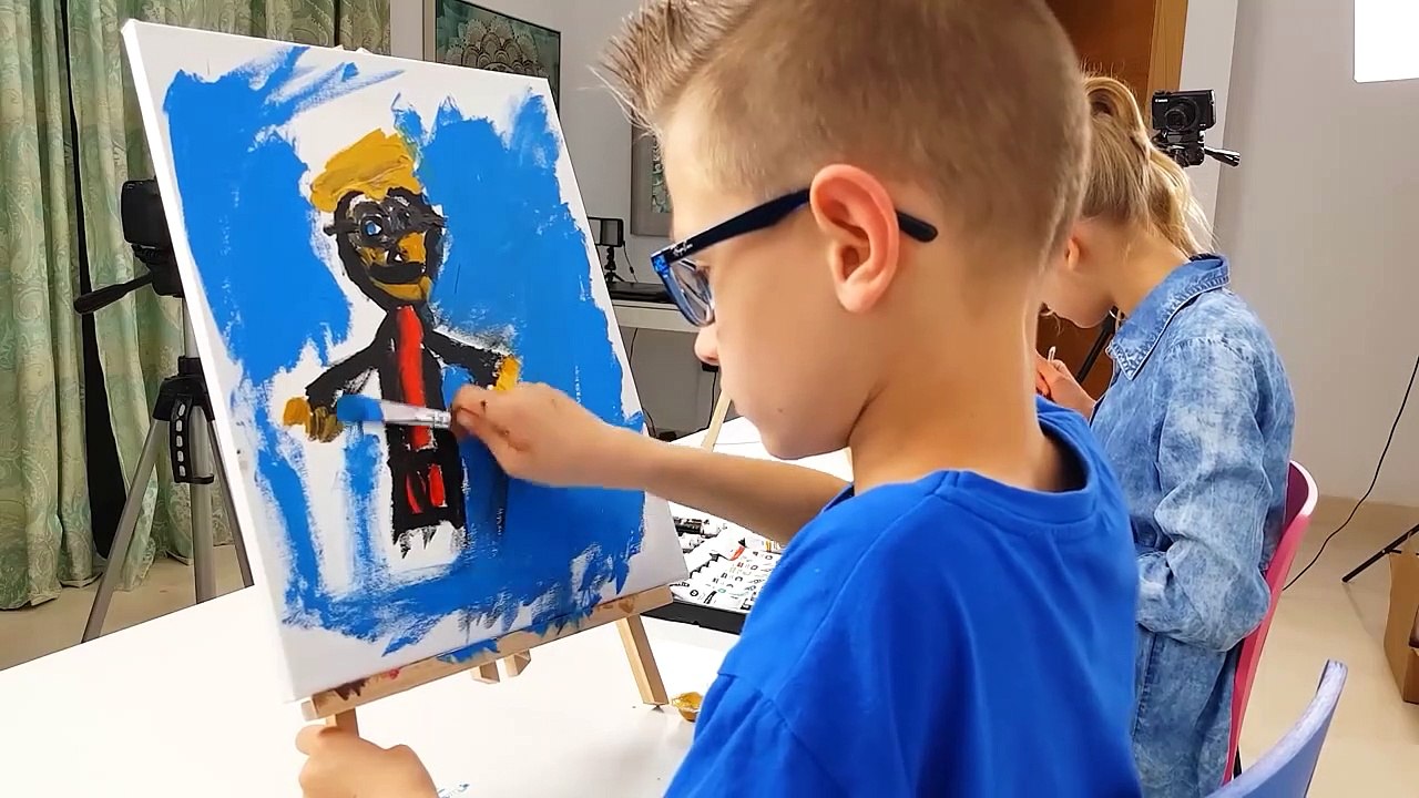 PAINT YOURSELF CHALLENGE!!! video Dailymotion