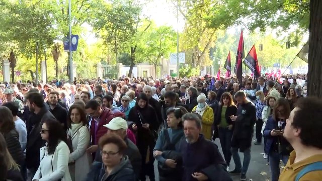 Multitudinaria manifestación en Madrid en defensa de la Sanidad Pública