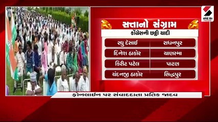 કોંગ્રેસે બાકી રહેલા 33 ઉમેદવાર જાહેર કર્યા