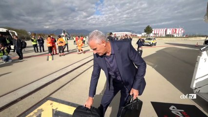 Seleção Brasileira desembarca em Turim para treinos antes da Copa do Mundo