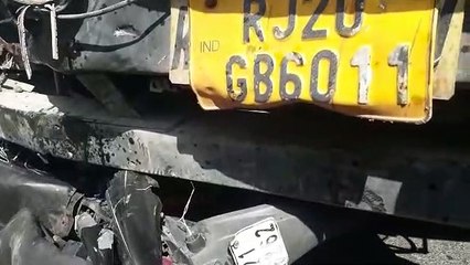 ट्रेलर ने टायर तले रौंद दी मेड़तासिटी के दो युवकों की जिंदगी