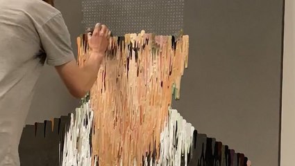 Creating Celebrity Portraits with Dripping Paint