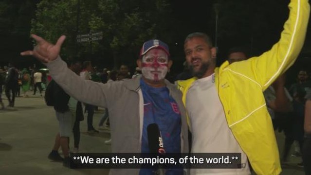 England fans elated after T20 World Cup triumph