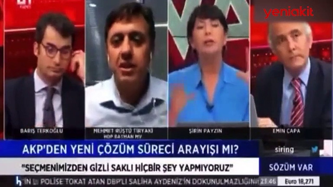 Canlı yayında sayın Öcalan dedirtilen Halk TV'de skandal sözler!
