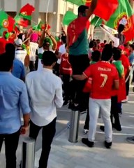 بالطبول والأعلام الجماهير تصنع الحدث في قطر.. وصول مشجعي المنتخبات التي ستشارك في كأس العالم 2022