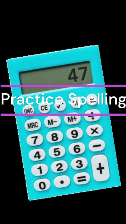 Spelling Practice. Clip No. 26