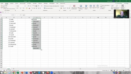 Excel dates mois avec mise en forme conditionnelle