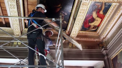 "Аллегория склонения": цифровая реставрация