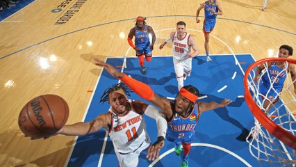 Thunder Soar Past Knicks with Season-High 145 Points 🏀
