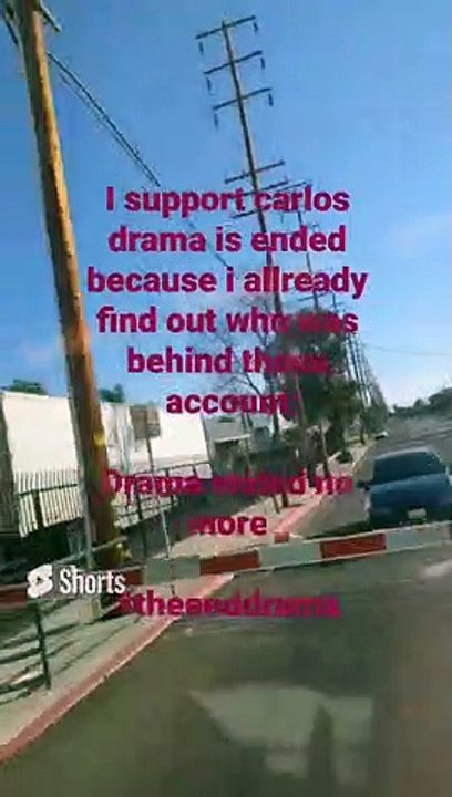 I support carlos drama is ended forever never ever will by back