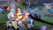 100,000 Dmg Invoker vs Double Raid Boss Omniknight Strat | Sumiya Invoker Stream Moment 3306