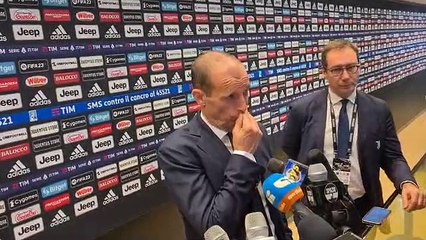 Juventus-Lazio 3-0, Allegri in mixed zone