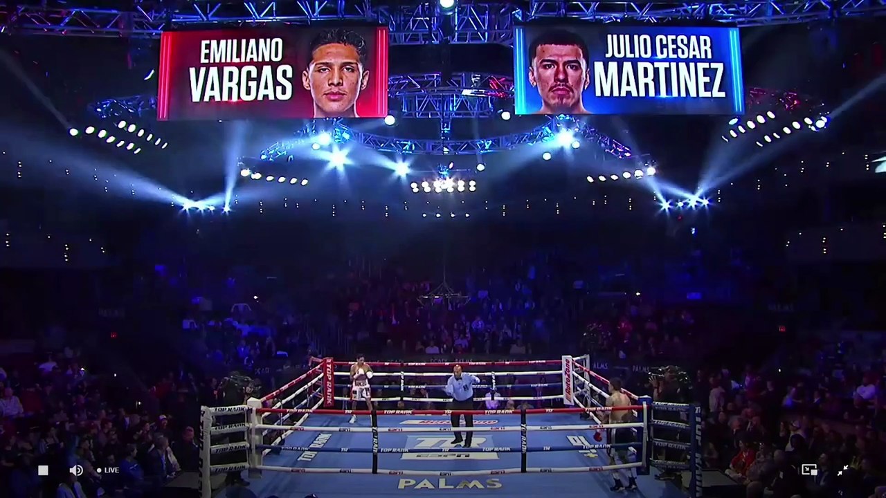 Emiliano Vargas vs Julio Cesar Martinez