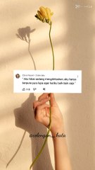 Perihal ikhlas itu palsu Saat dia sudah tergoda yg lain