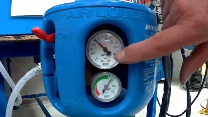 Réglage du débit de gaz(480P)