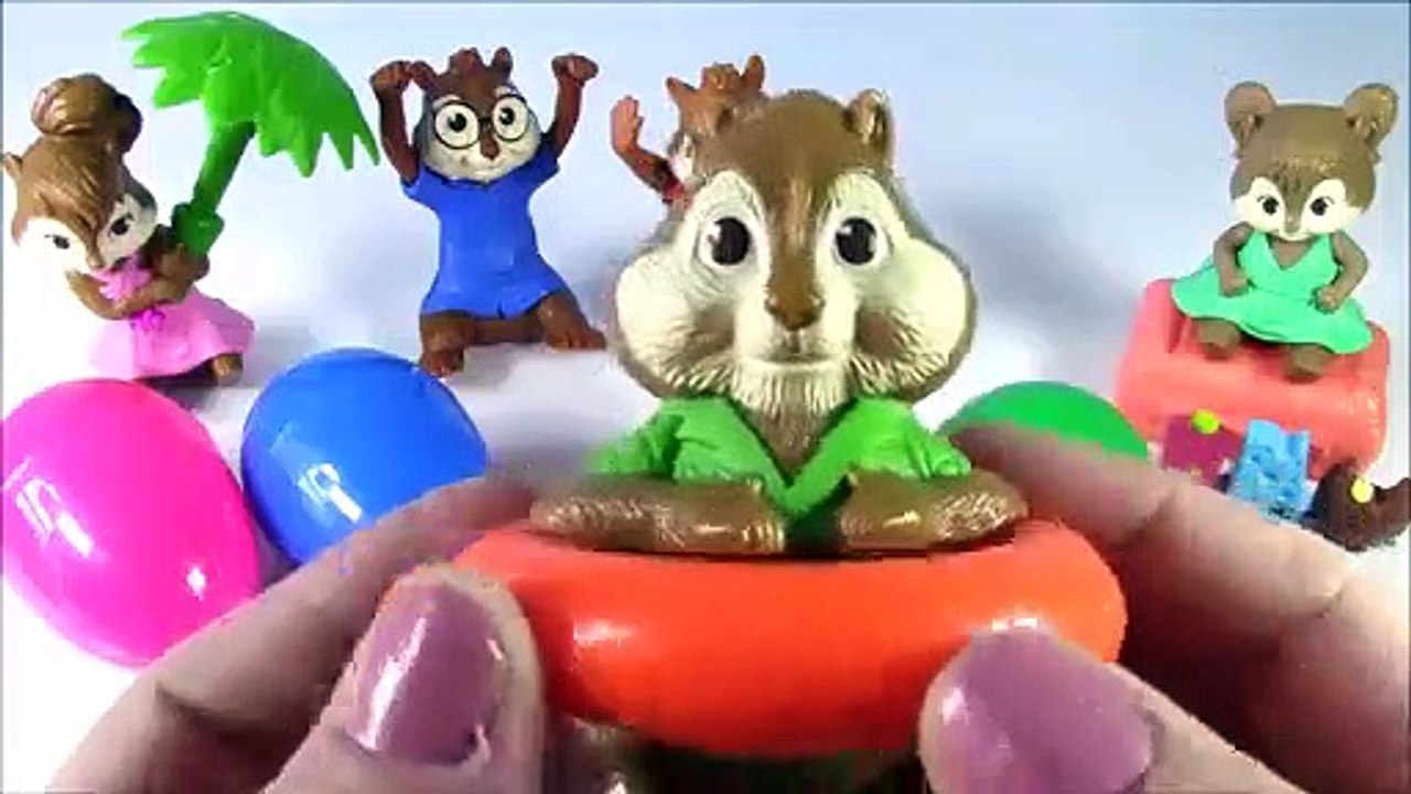 Alvin and the Chipmunks Shopkins Surprise Eggs! Nick Jrs Alvin Simon Theodore! Fun Opening! (2)