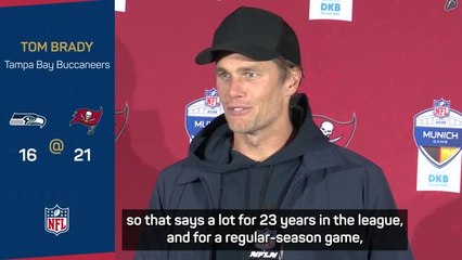 Brady praises 'incredible' Munich atmosphere