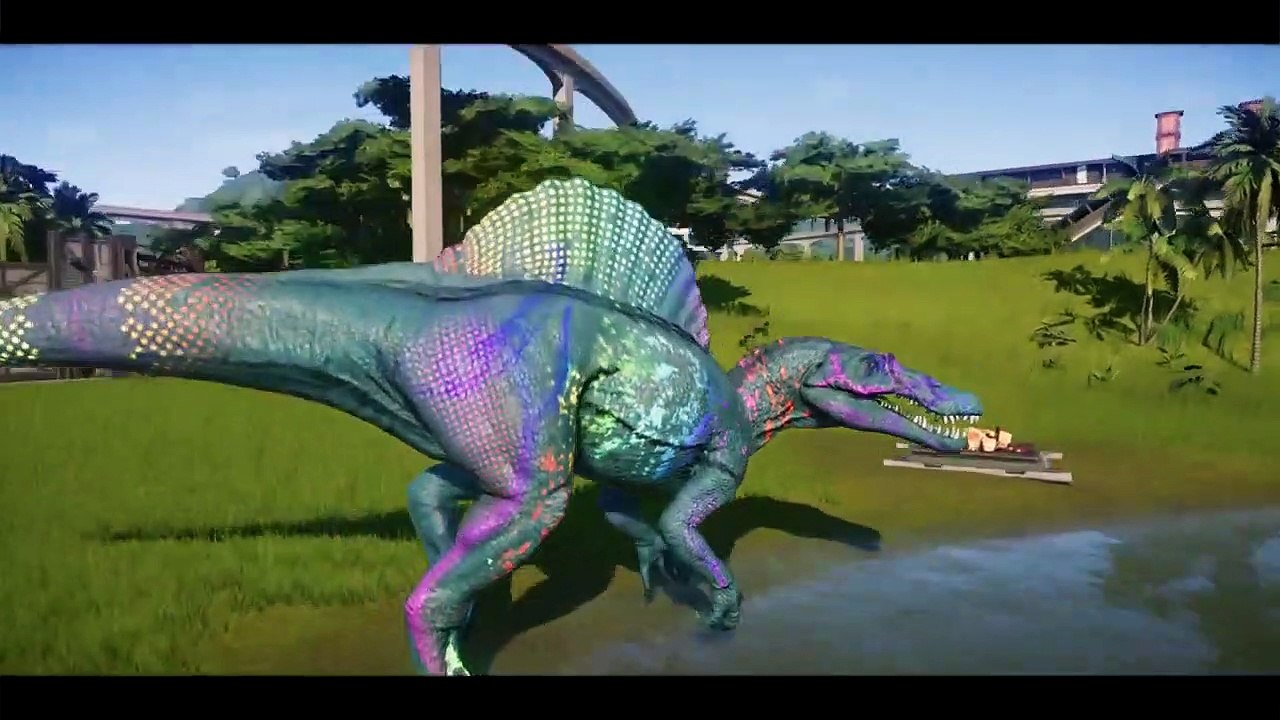 Dinosaurus Kartun Bertarung _ Film kartun dinosaurus tirex bertengkar