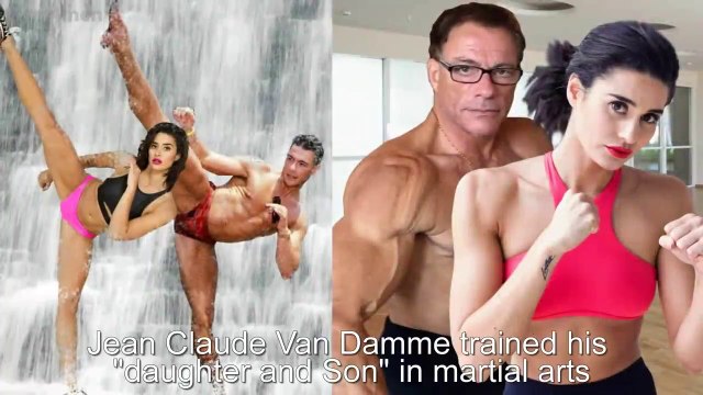 Jean Claude Van Damme Trained Daughter and Son in Martial Arts