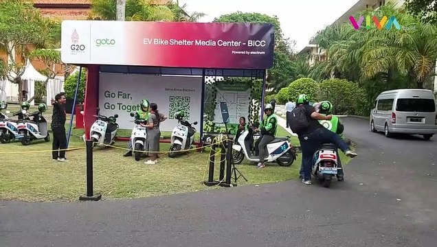Jelang KTT G20, Sejumlah Kendaraan Listrik Berseliweran