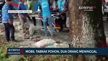 Mobil Tabrak Pohon, Dua Orang Meninggal