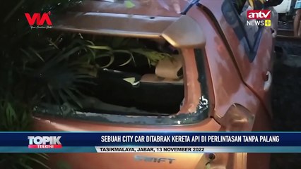 KECELAKAAN KERETA API DI TASIKMALAYA